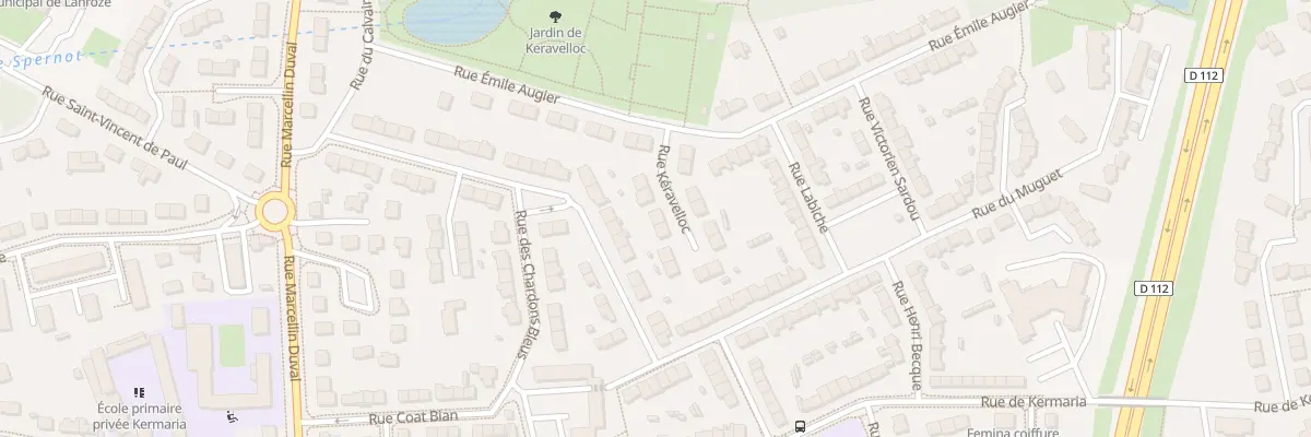 Plan du 5 Rue de Keravelloc à Brest