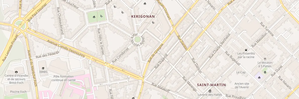 Plan du 58 Rue de Glasgow à Brest
