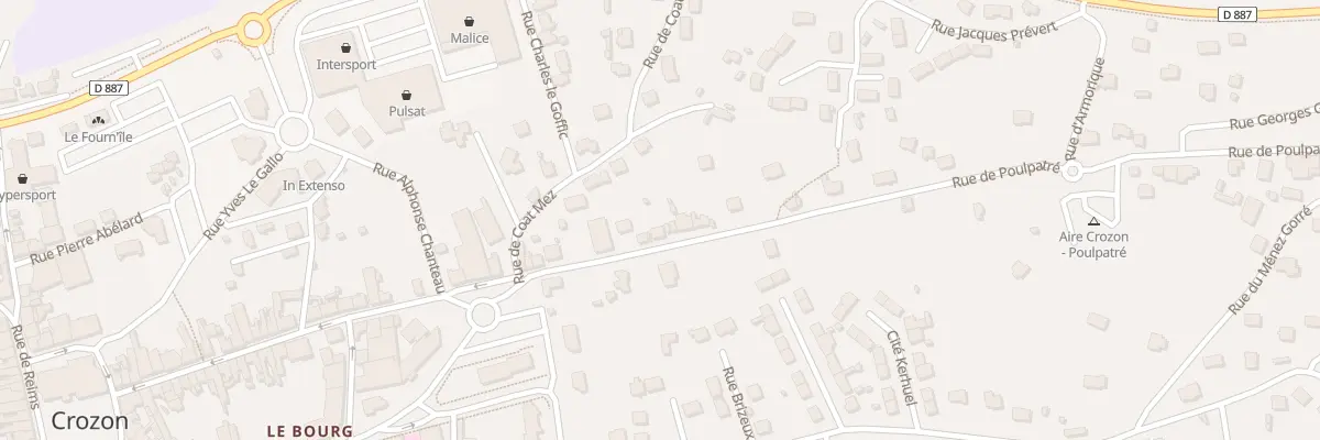 Plan du 69 Rue de Poulpatré à Crozon