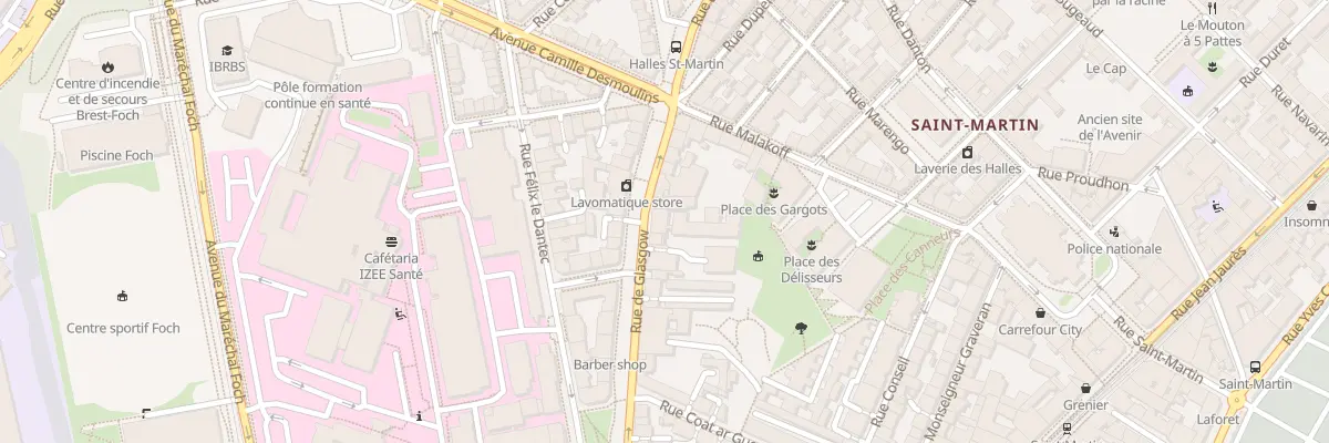 Plan du 45 Rue de Glasgow à Brest