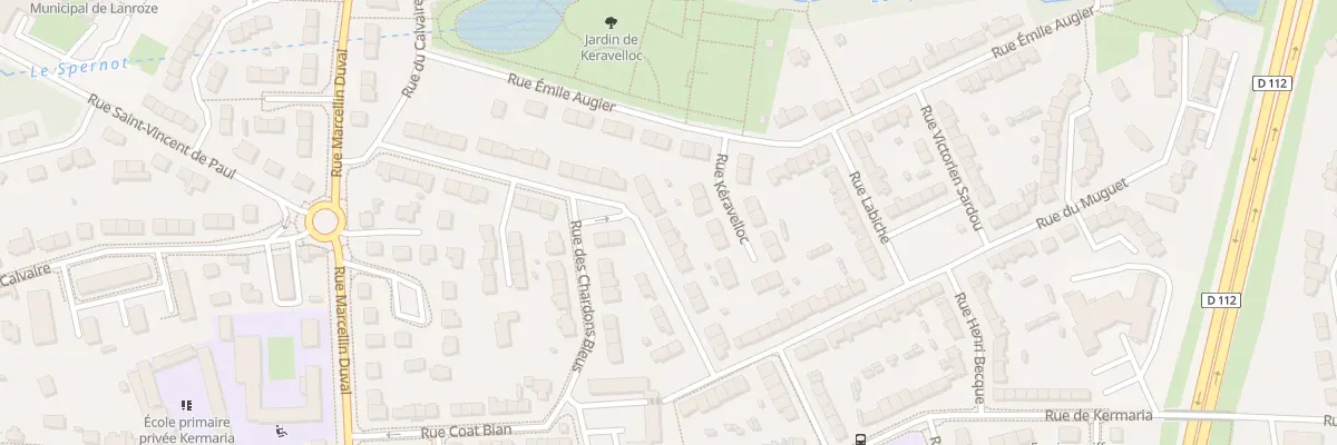 Plan du 17 Rue des Lilas à Brest