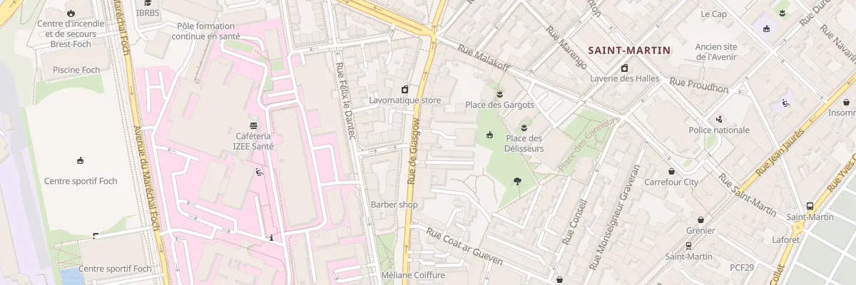 Plan du 39 Rue de Glasgow à Brest
