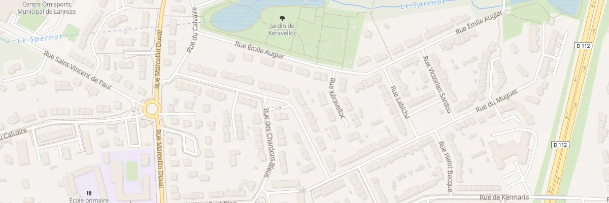 Plan du 19 Rue des Lilas à Brest