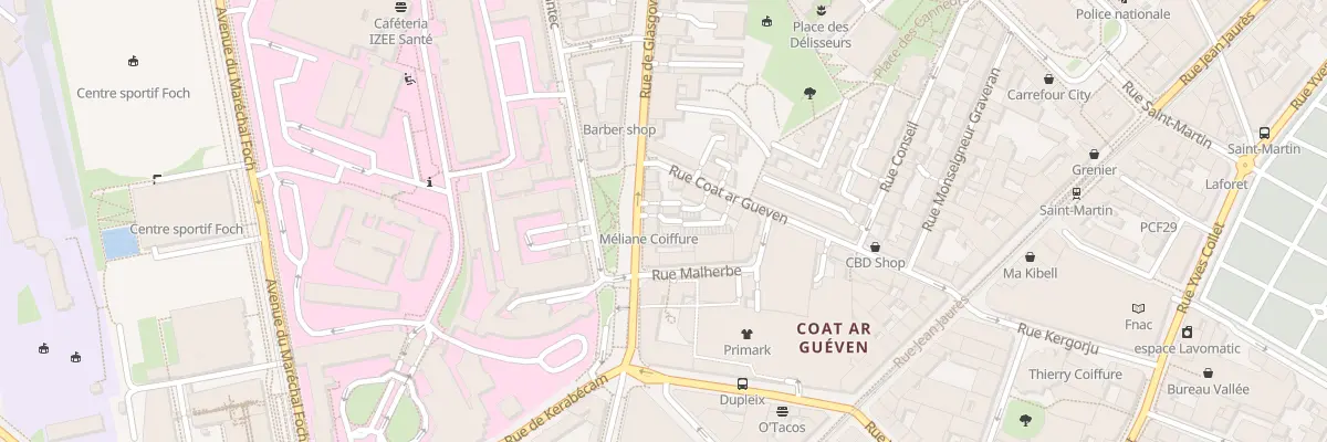 Plan du 19 Rue de Glasgow à Brest