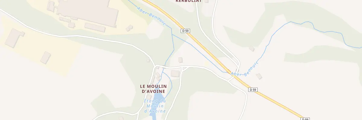 Plan du 182 Moulin d’Avoine à Plouvien