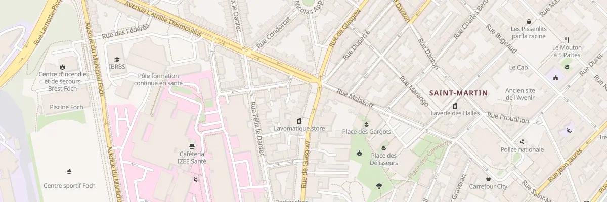 Plan du 48 Rue de Glasgow à Brest
