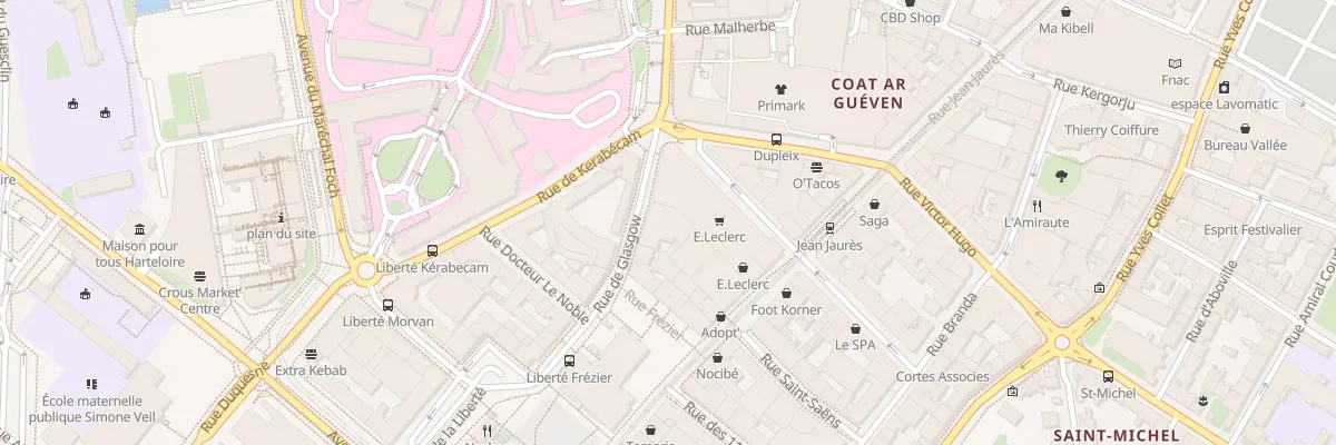 Plan du 5 Rue de Glasgow à Brest