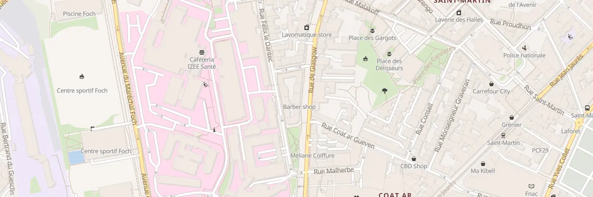 Plan du 30 Rue de Glasgow à Brest
