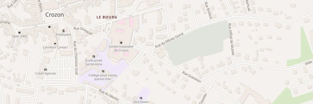 Plan du 21 Rue Graveran à Crozon