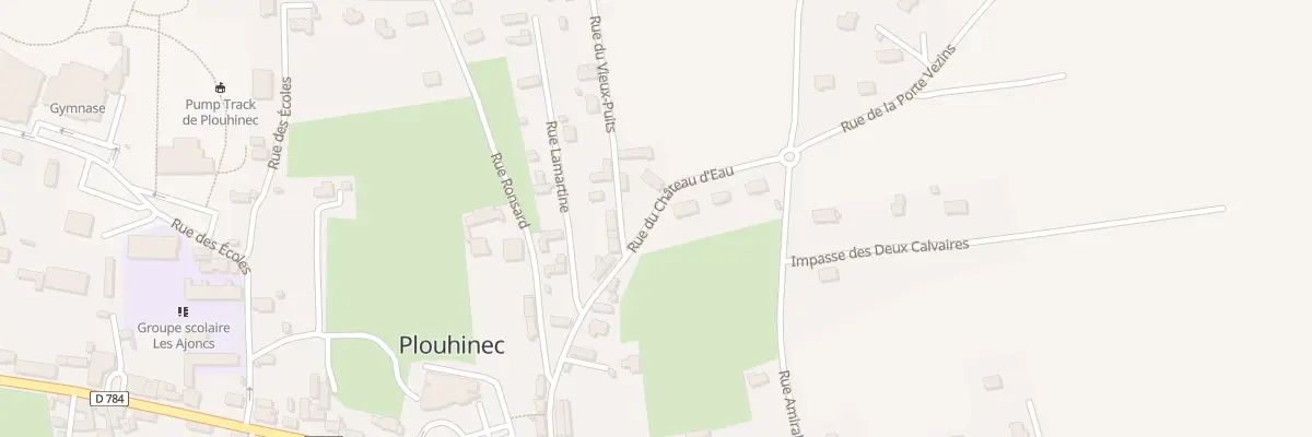 Plan du 14 Rue du Chateau d’Eau à Carhaix-Plouguer