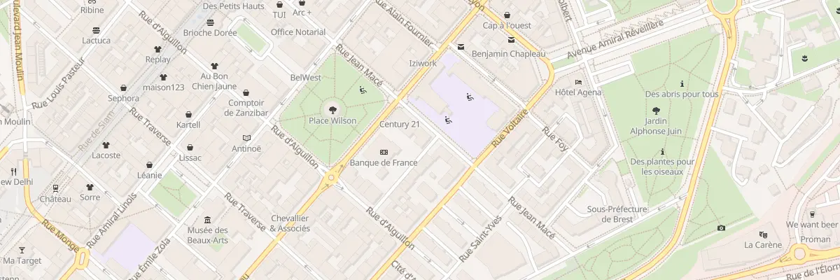 Plan du 4 Rue Victor Segalen à Brest
