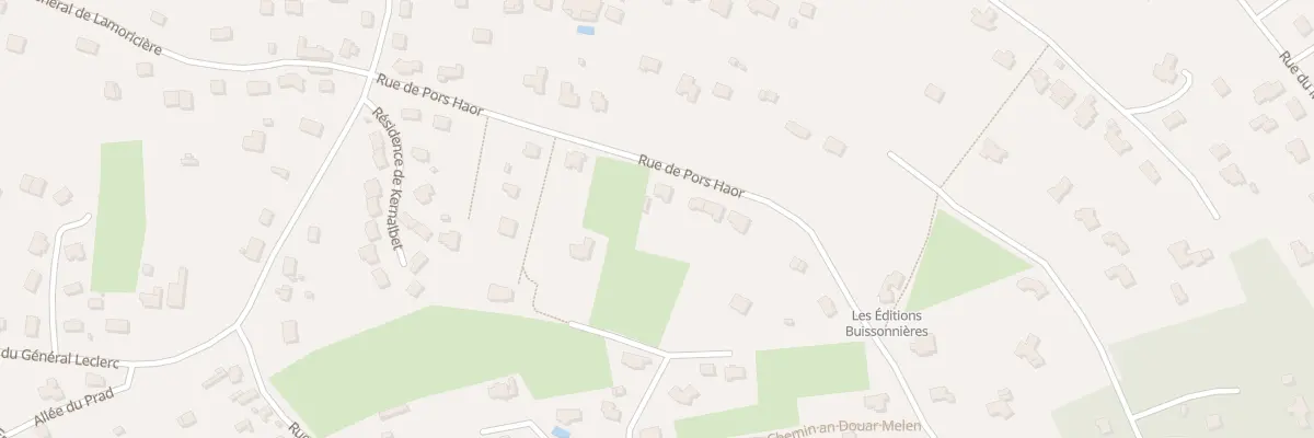 Plan du 22 Rue de Porz Haor à Crozon