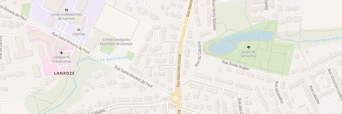 Plan du 70 Rue Marcelin Duval à Brest