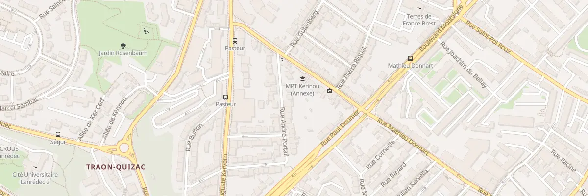Plan du 17 Rue André Portail à Brest