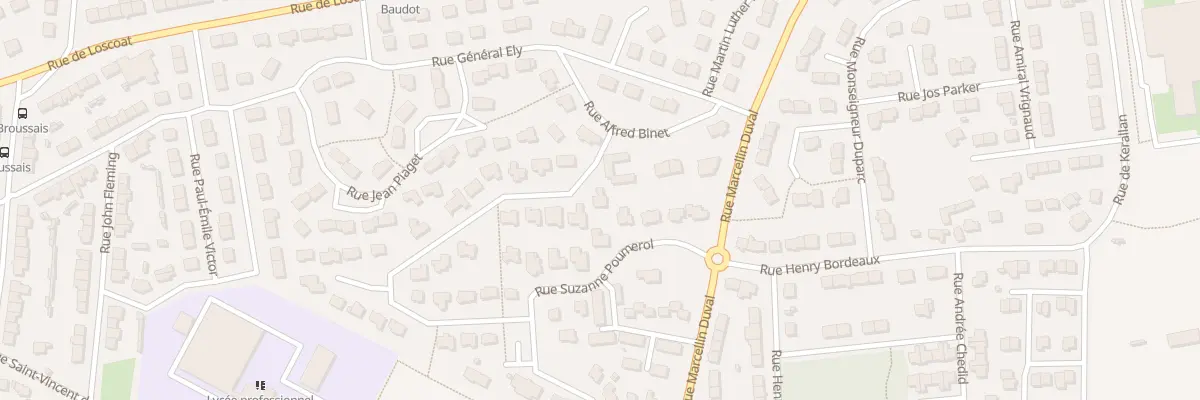 Plan du 40 Rue Françoise Dolto à Brest
