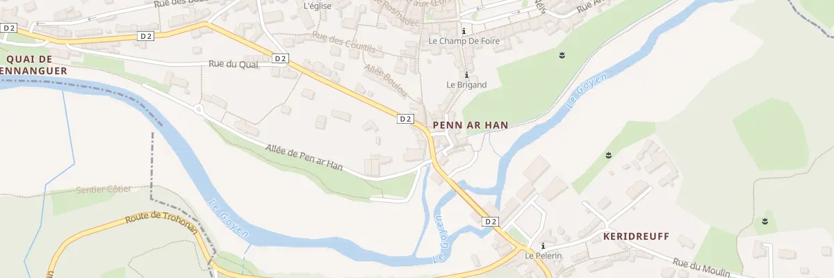 Plan du 22 Rue du Goyen à Pont-Croix