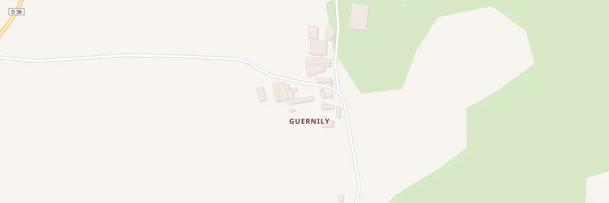Plan du 88 Guernily à Bourg-Blanc