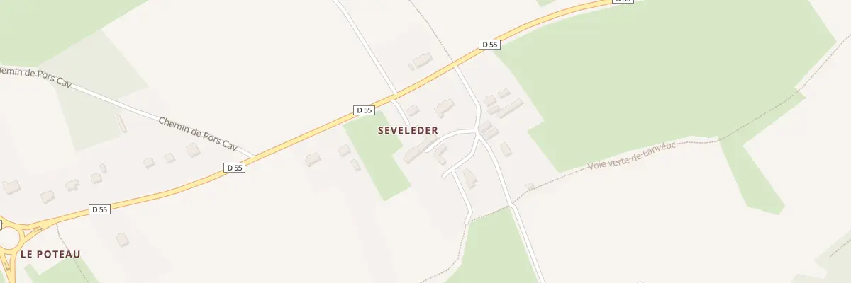 Plan du 326 Seveleder à Lanvéoc