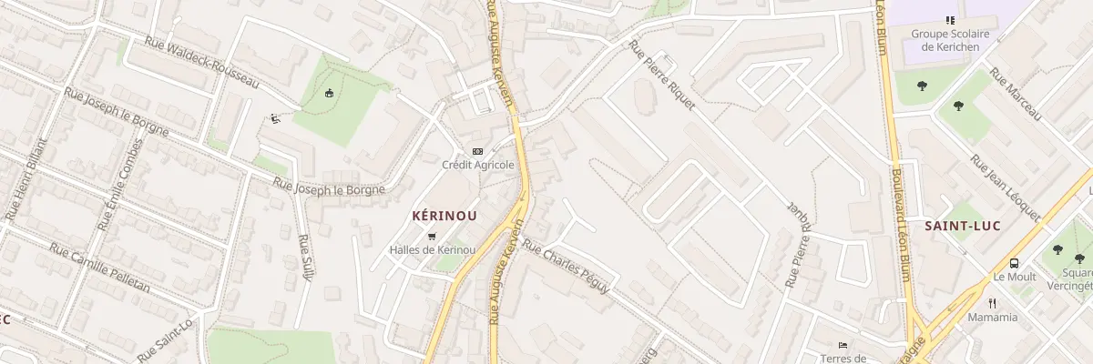 Plan du 53 Rue Auguste Kervern à Brest