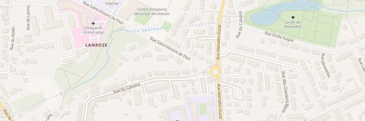 Plan du 59 Rue St-Vincent de Paul à Brest