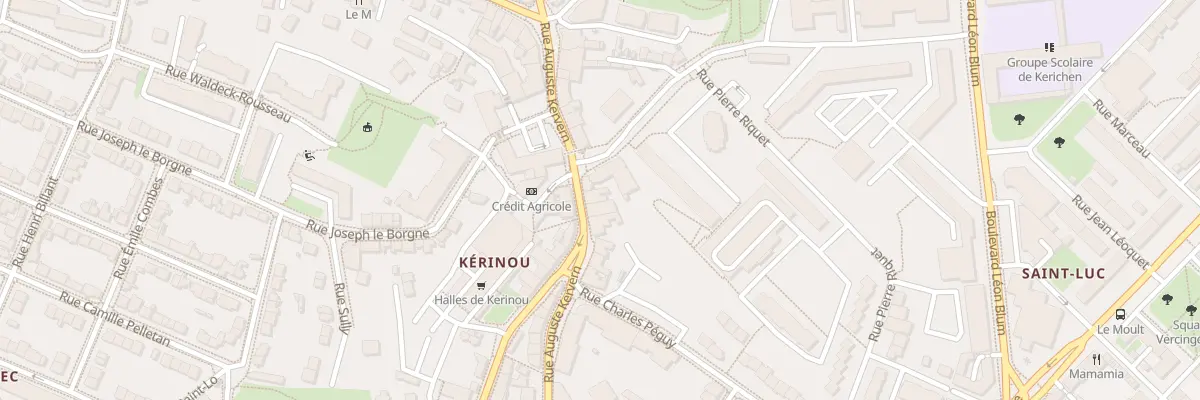 Plan du 57 Rue Auguste Kervern à Brest