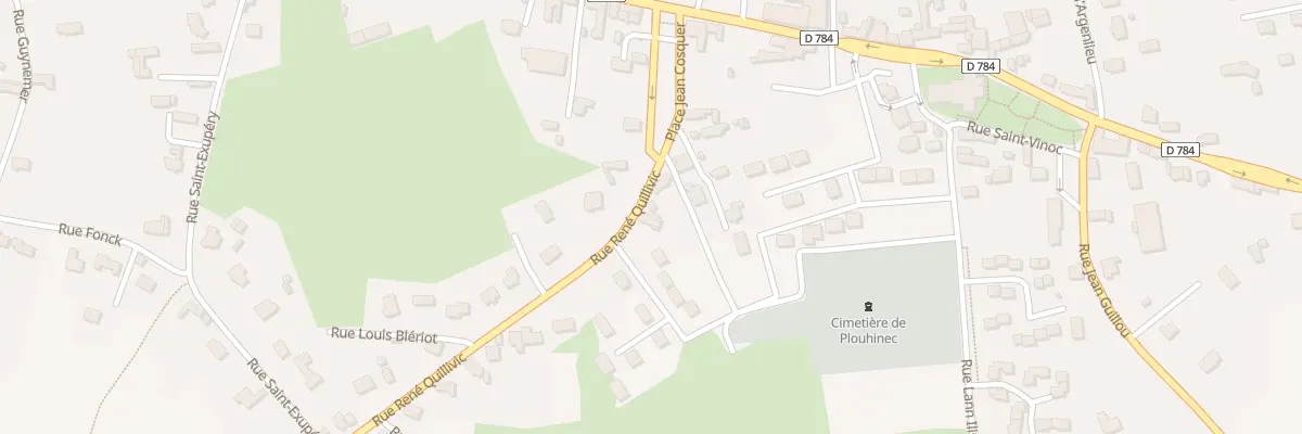 Plan du 1 Rue Rene Quilivic à Plouhinec