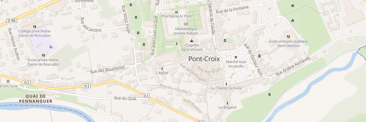 Plan du 26 Rue de Rosmadec à Pont-Croix