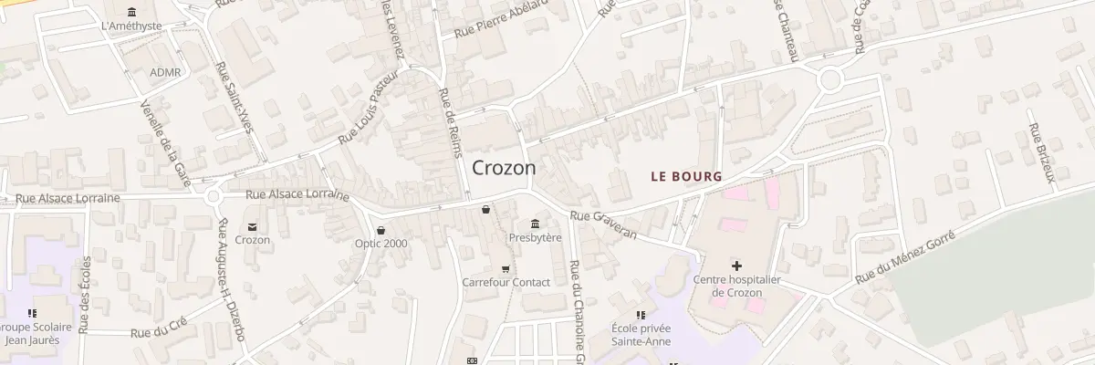 Plan du 1 Rue Graveran à Crozon