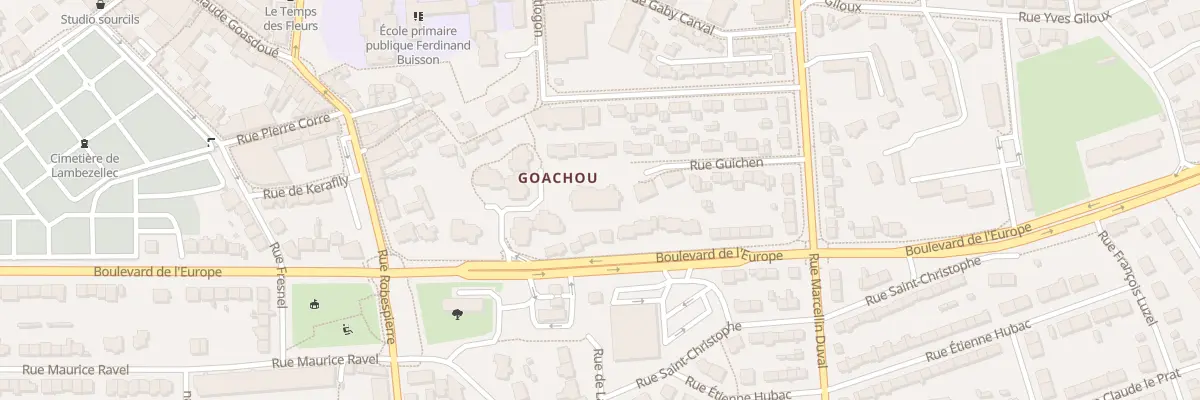 Plan du 18 Rue Guichen à Brest