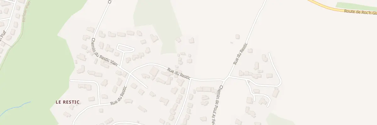 Plan du 160 Rue du Restic à Brest