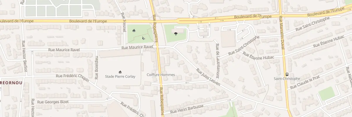 Plan du 112 Rue Jules Lesven à Brest
