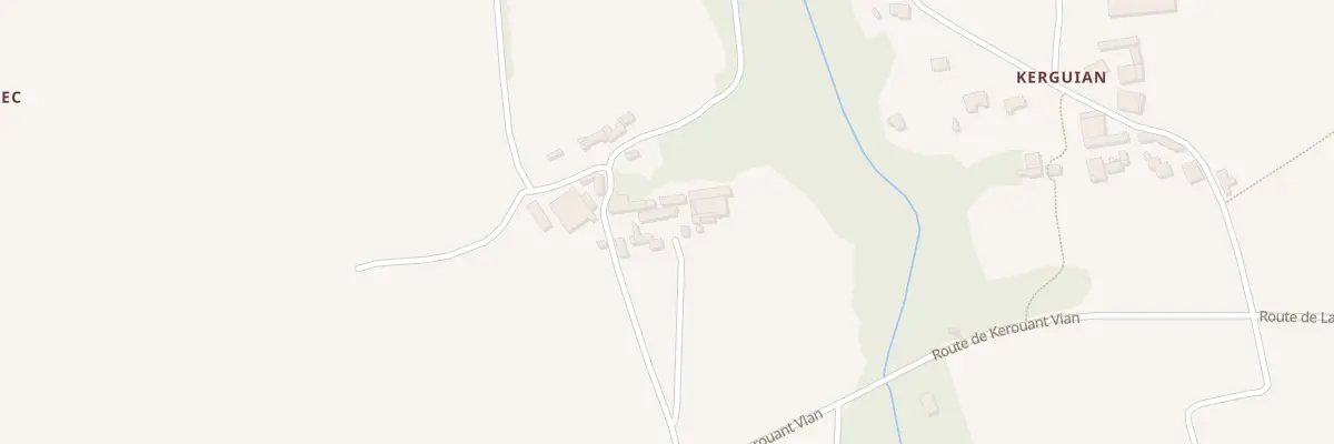 Plan du 30 Lanvers à Beuzec-Cap-Sizun