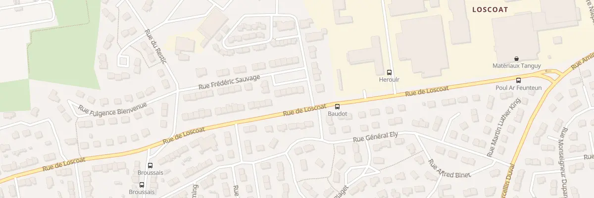 Plan du 31 Rue Frédéric Sauvage à Brest