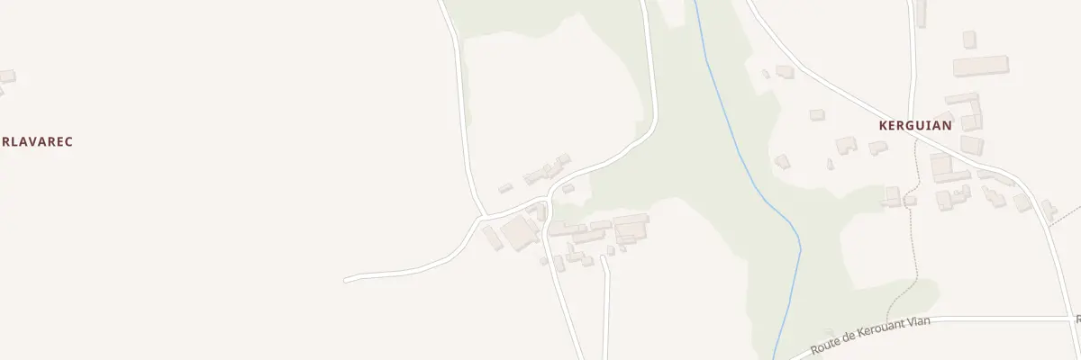 Plan du 259 Lanvers à Beuzec-Cap-Sizun