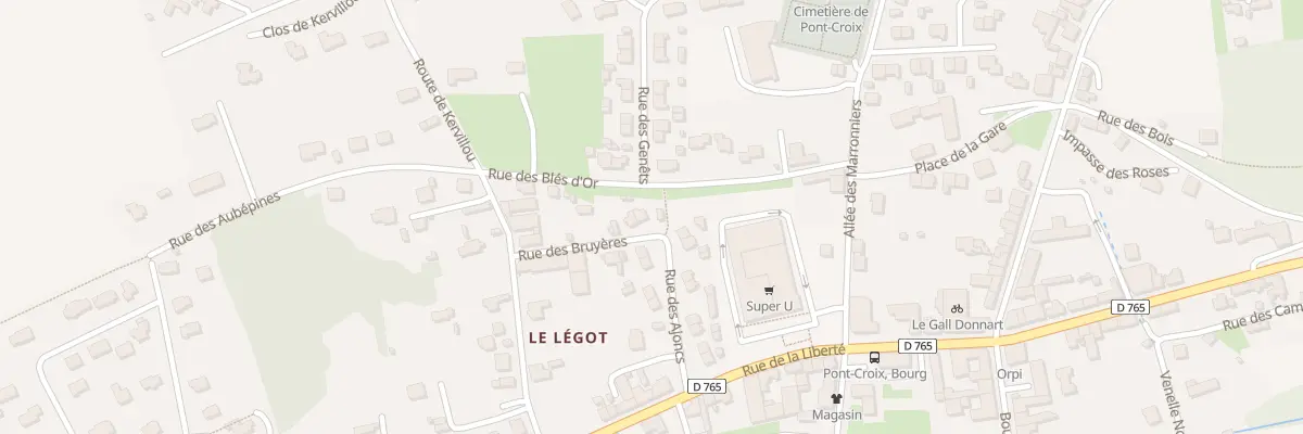 Plan du 18 Rue des Ajoncs à Pont-Croix