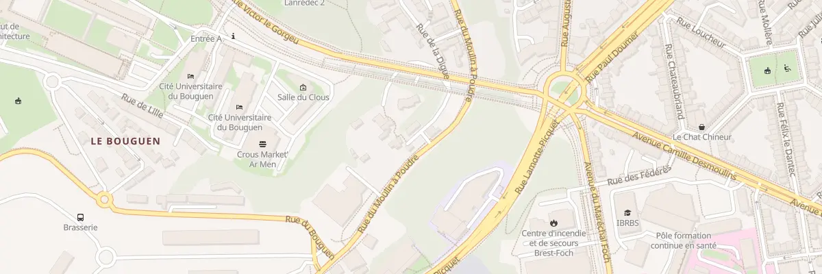 Plan du 3 Rue de la Digue à Brest