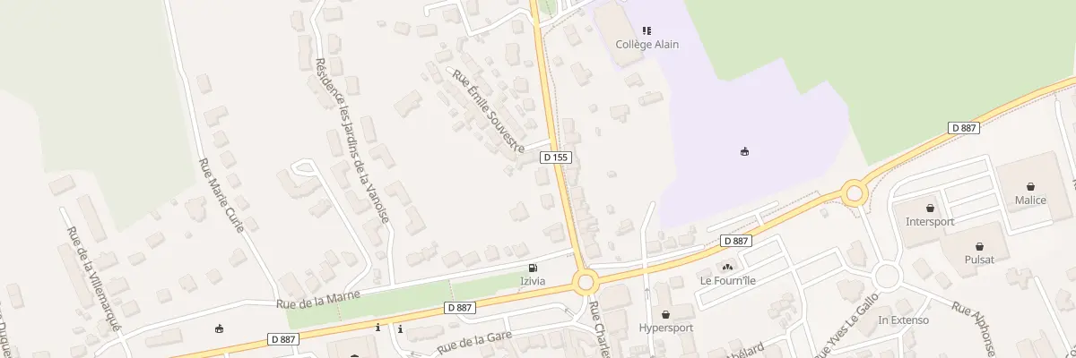 Plan du 15 Rue Charles Levenez à Crozon