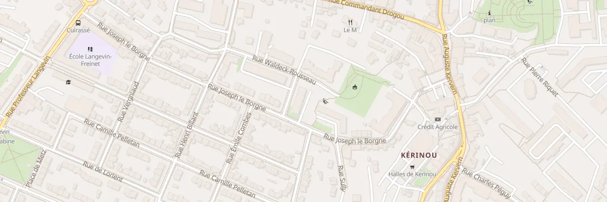Plan du 5 Rue Auguste Bergot à Brest