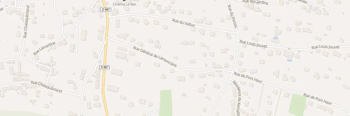 Plan du 15 Rue Général Lamoricière à Crozon