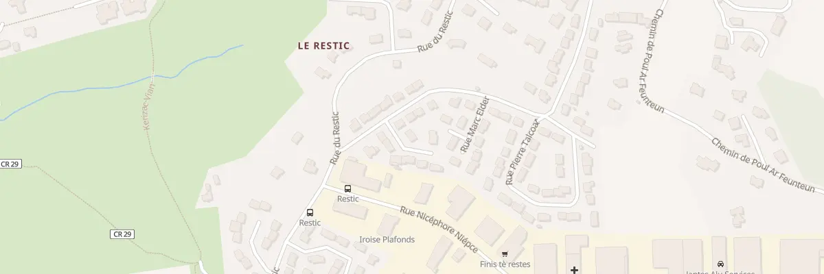 Plan du 4 Rue Constant Roudaut à Brest