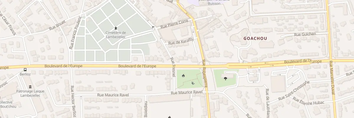 Plan du 14 Rue Fresnel à Brest