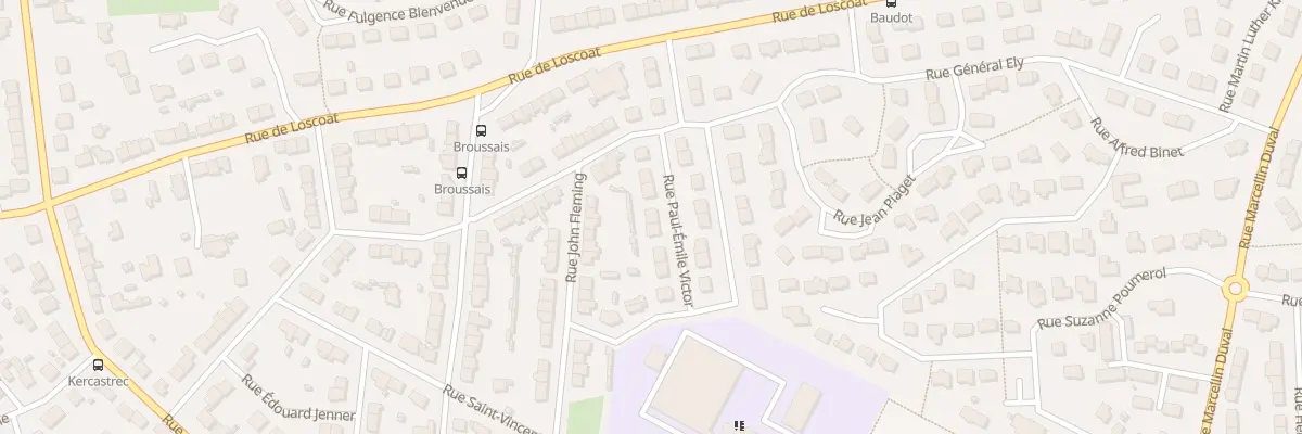 Plan du 5 Rue Paul-Emile Victor à Brest