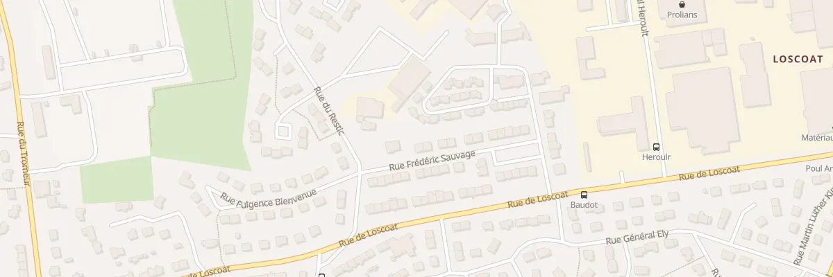 Plan du 4 Rue Frédéric Sauvage à Brest