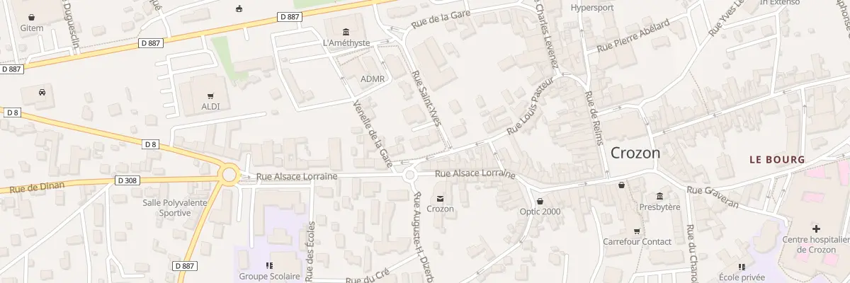 Plan du 18 Rue Louis Pasteur à Crozon