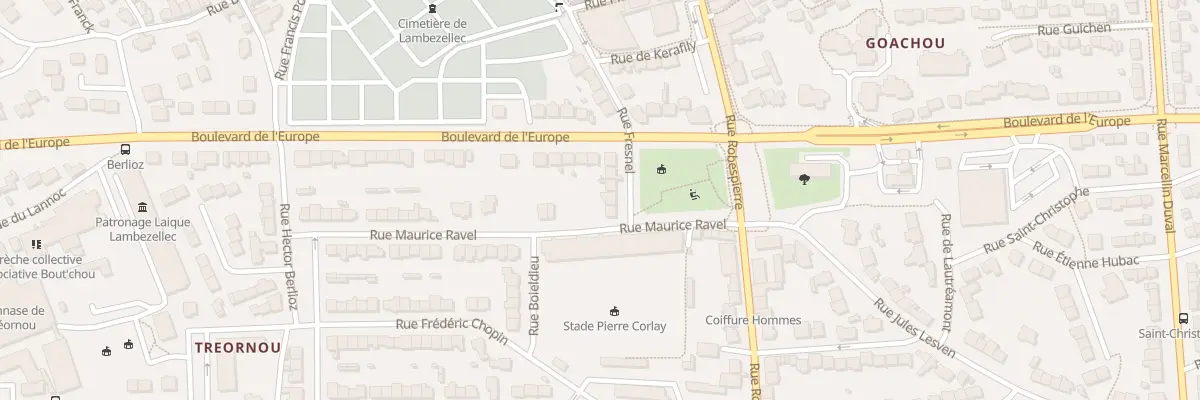 Plan du 21 Rue Fresnel à Brest