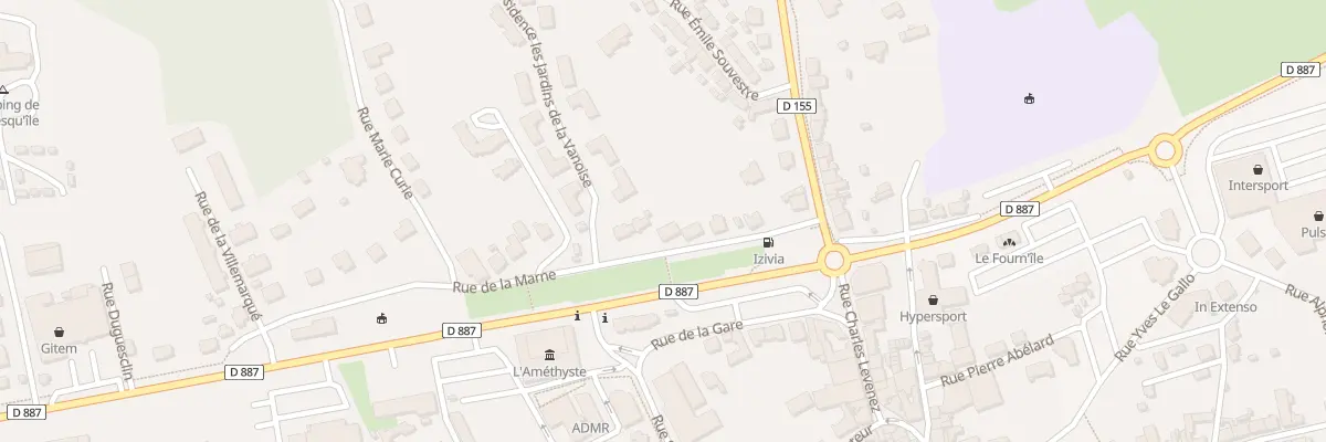 Plan du 12 Rue de la Marne à Crozon