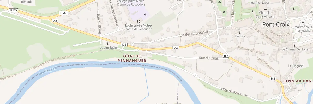 Plan du 31 Rue des Partisans à Pont-Croix