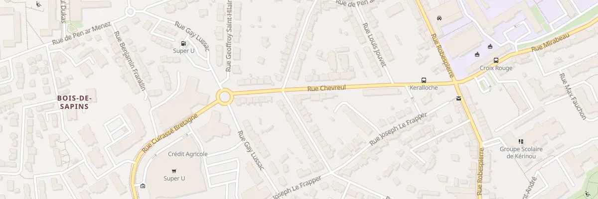 Plan du 11B Rue Chevreul à Brest