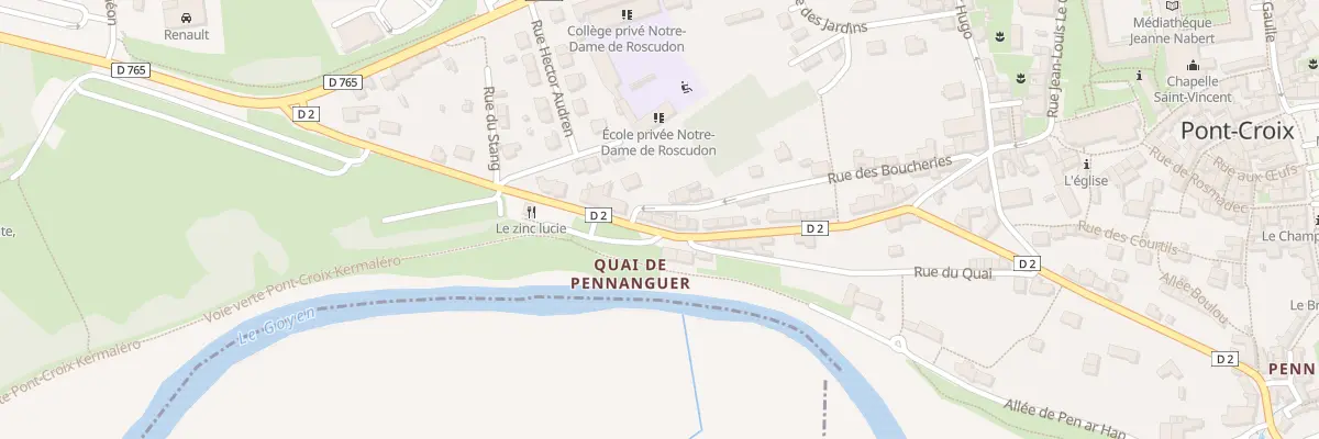 Plan du 48 Rue des Partisans à Pont-Croix