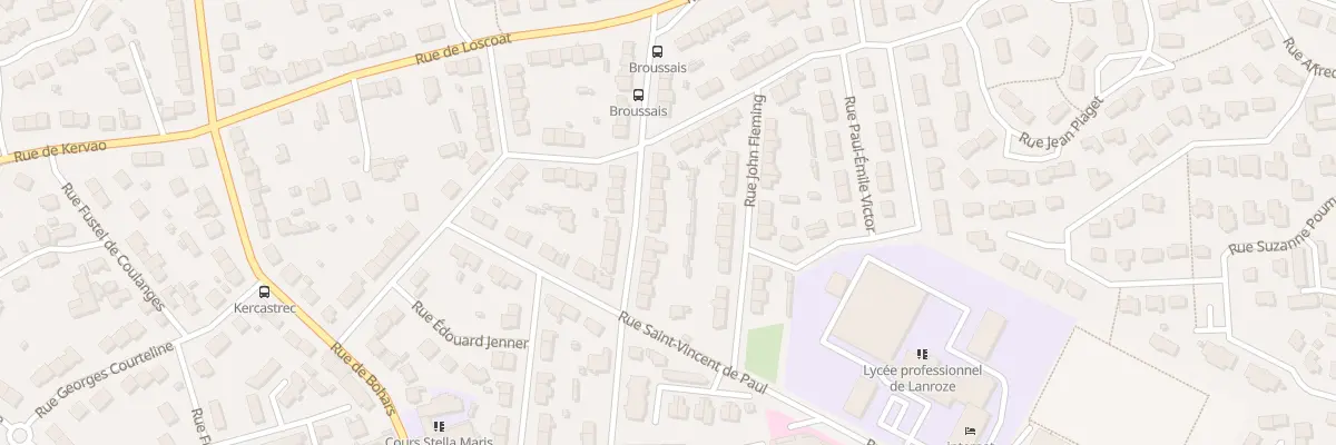 Plan du 37 Rue du Restic à Brest